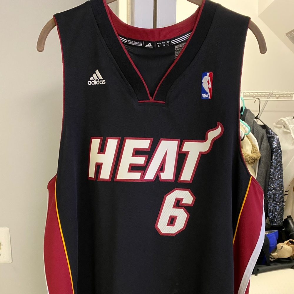 Lebron James 6 Miami Heat Jersey